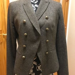 Banana republic tweed blazer green size M